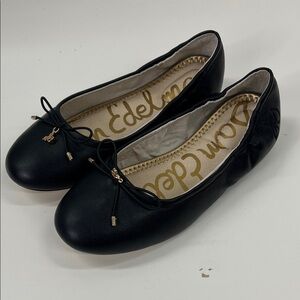 New Sam Edelman Felicia Ballet Flats Black Size 4